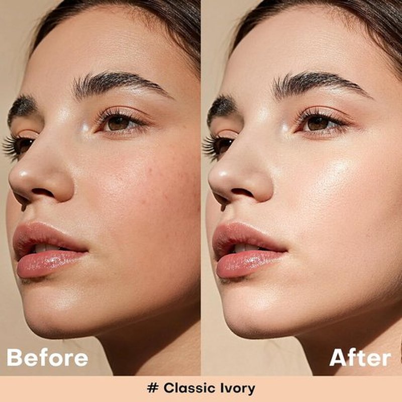 KIMUSE Color Changing Foundation - 4-in-1 Smart Shade Makeup | Waterproof & Long-Lasting Tinted Moisturizer for All Skin Tones