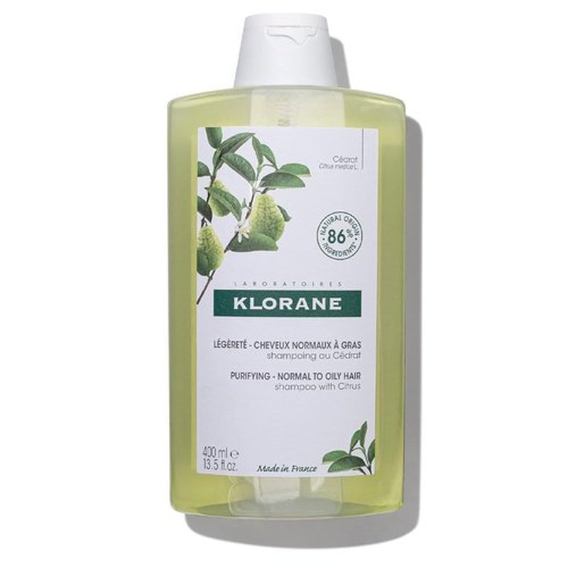 Klorane Purifying Shampoo - Citrus Formula for Clarifying & Detoxifying Hair - 13.5 fl. oz.