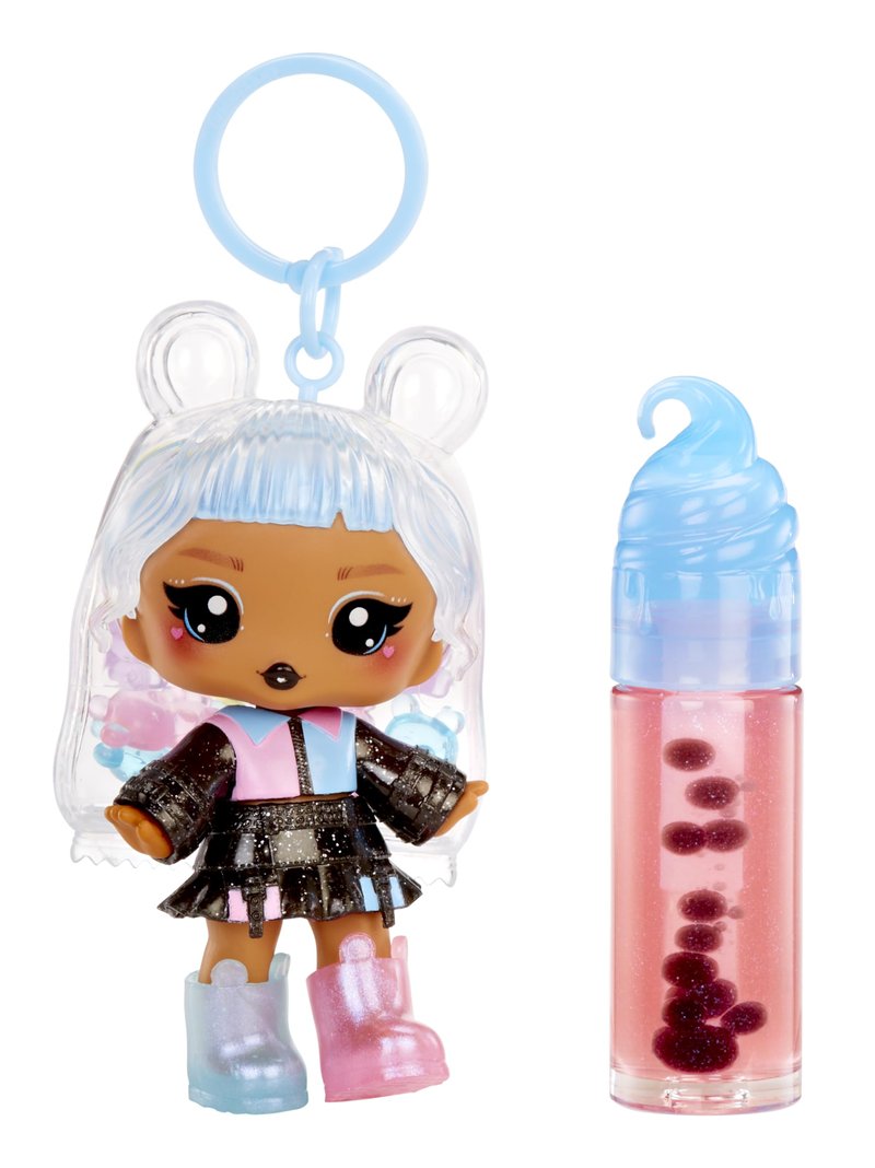 Yummiland Lip Gloss Doll: Sour Sweeties - Gabi Gummybear Includes DIY Lip Gloss + Removable Keychain, Cosmetic Play, Collectible, Ages 4+