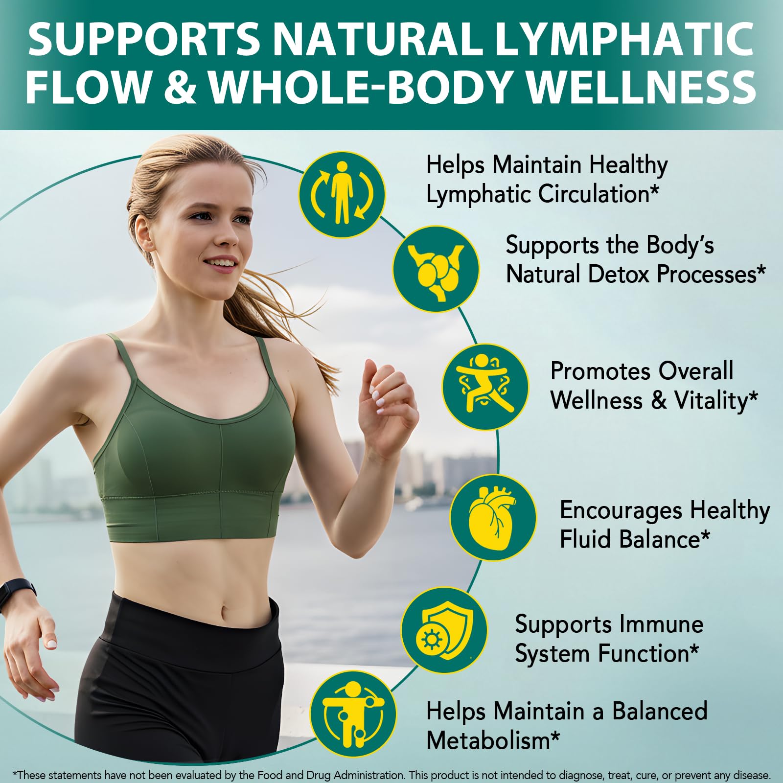 Lymphatic Drainage Supplements, 4275mg Lymph System Support Supplement for Women & Men, Daily Wellness Support, 21-in-1 Herbal Blend with Echinacea, Dandelion, Burdock, Turmeric & More, 240 Softgels