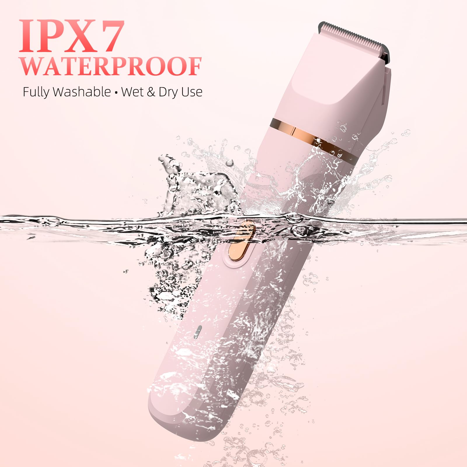 HOHOLE IPX7 Waterproof Electric Razors Shaver