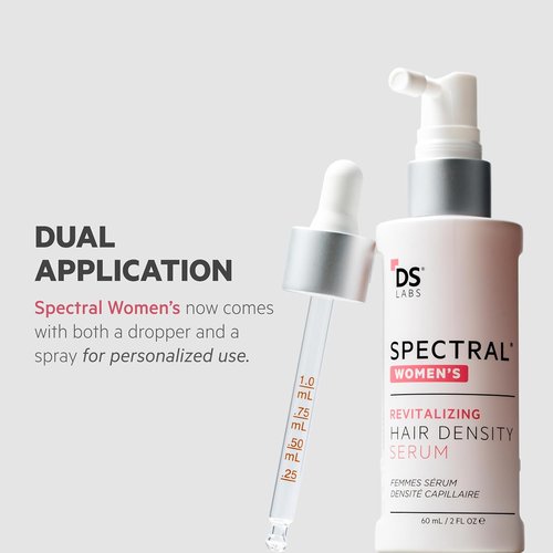 DS Labs Spectral Women's Hair Density Serum - Lightweight Leave-In for Fuller, Thicker Hair | 60mL