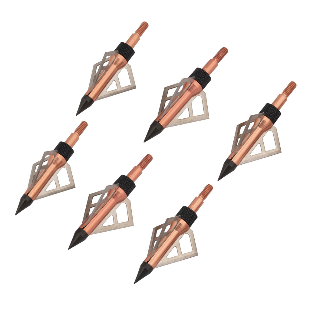 Allen Company Velox Optimus 3-Blade Broadheads - Archery Bow and Crossbow Broadheads - Compound Bow Accessories - 125 or 100 Grain - 3 Pack