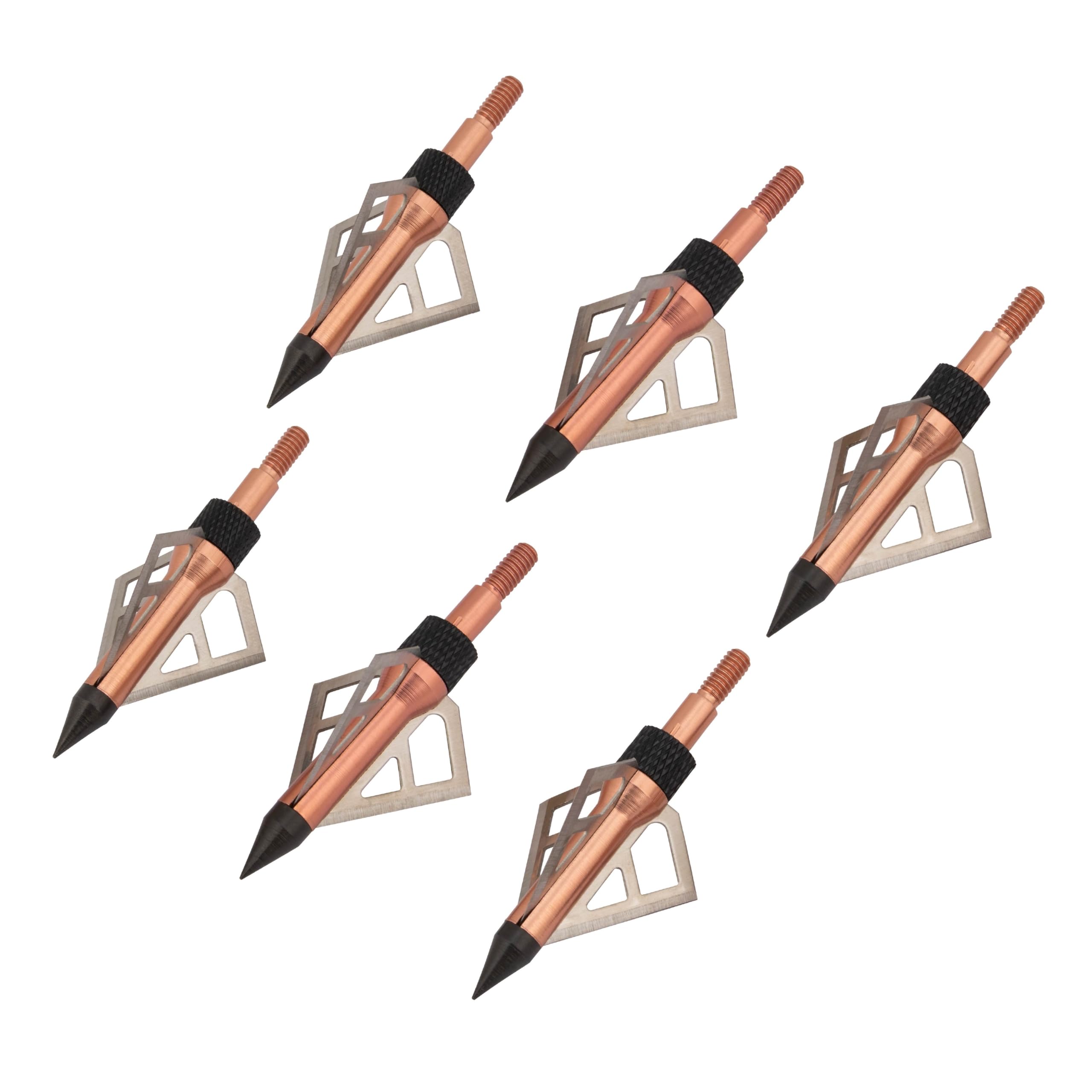 Allen Company Velox Optimus 3-Blade Broadheads - Archery Bow and Crossbow Broadheads - Compound Bow Accessories - 125 or 100 Grain - 3 Pack