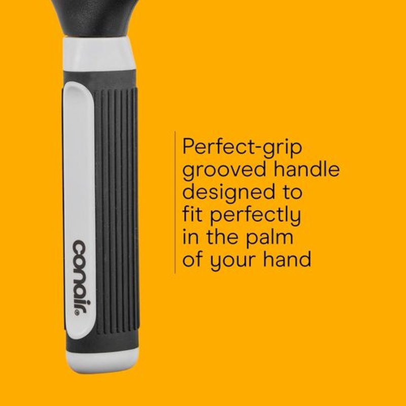 Conair Salon Results Detangling Hairbrush - Effortless Styling for All Hair Types | Nylon Bristles