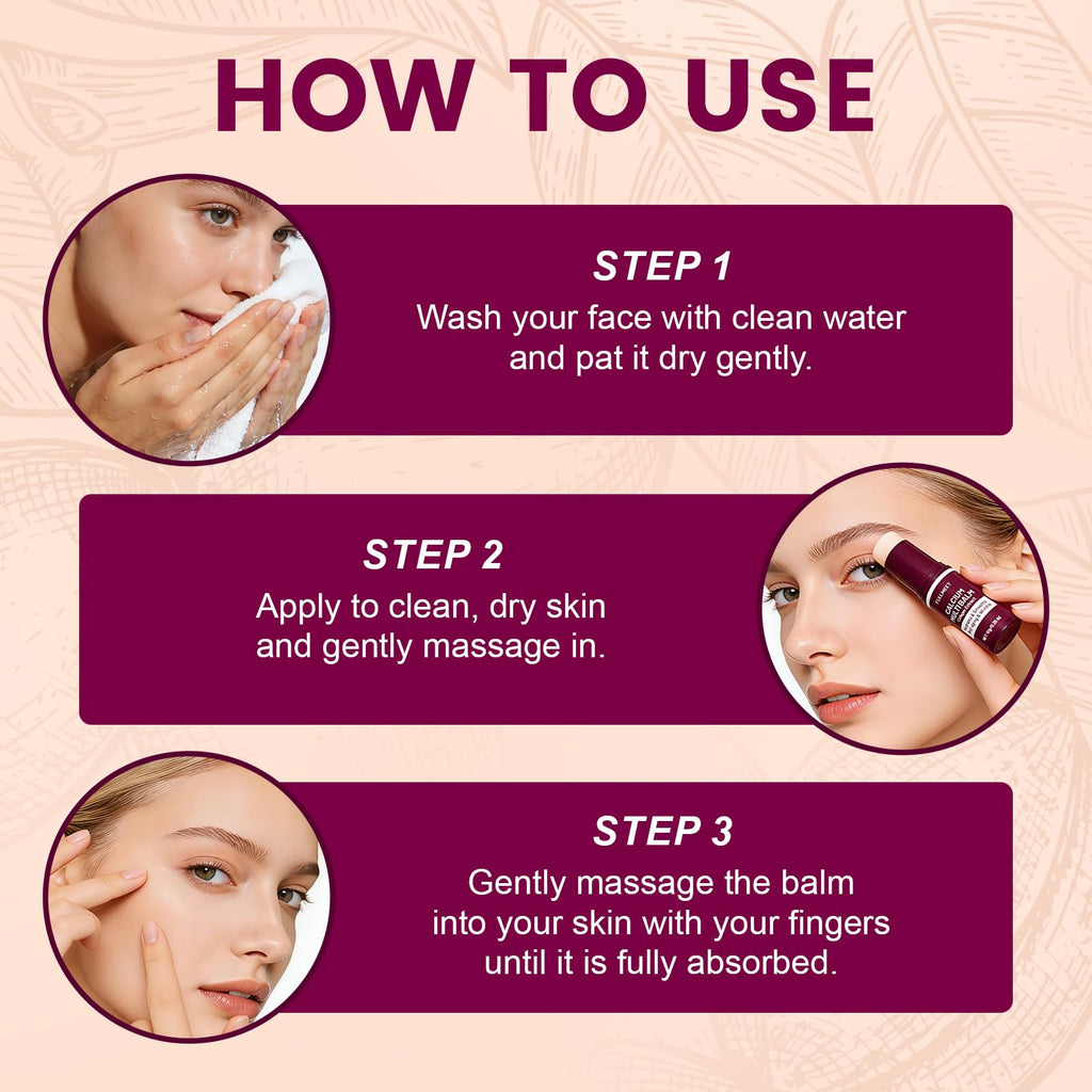 FullMeet Calcium Multi Balm Stick, Calcium Volume Multi Balm, Easy-to-control Collagen Moisturing Stick, Anti-aging, Firming, Hydrating, Multi-Purpose Skin Care for Face, Eyes, Neck, 10g