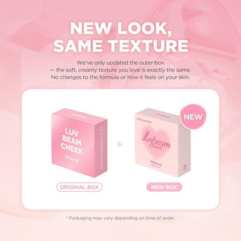 Lilybyred Luv Beam Cheek - Heart-Shaped Korean Powder Blush, Soft Matte Finish, 0.16 oz (01 Loveable Coral)