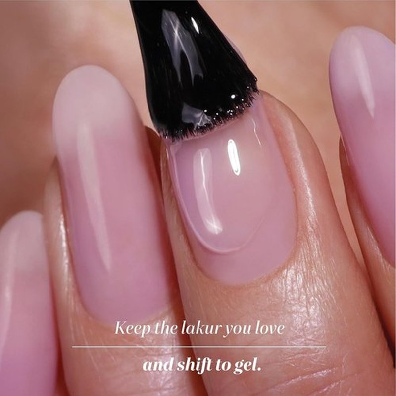 LONDONTOWN GelShift Top Coat - Transformative UV Gel for Quick Curing | Includes Foldable UV Lamp