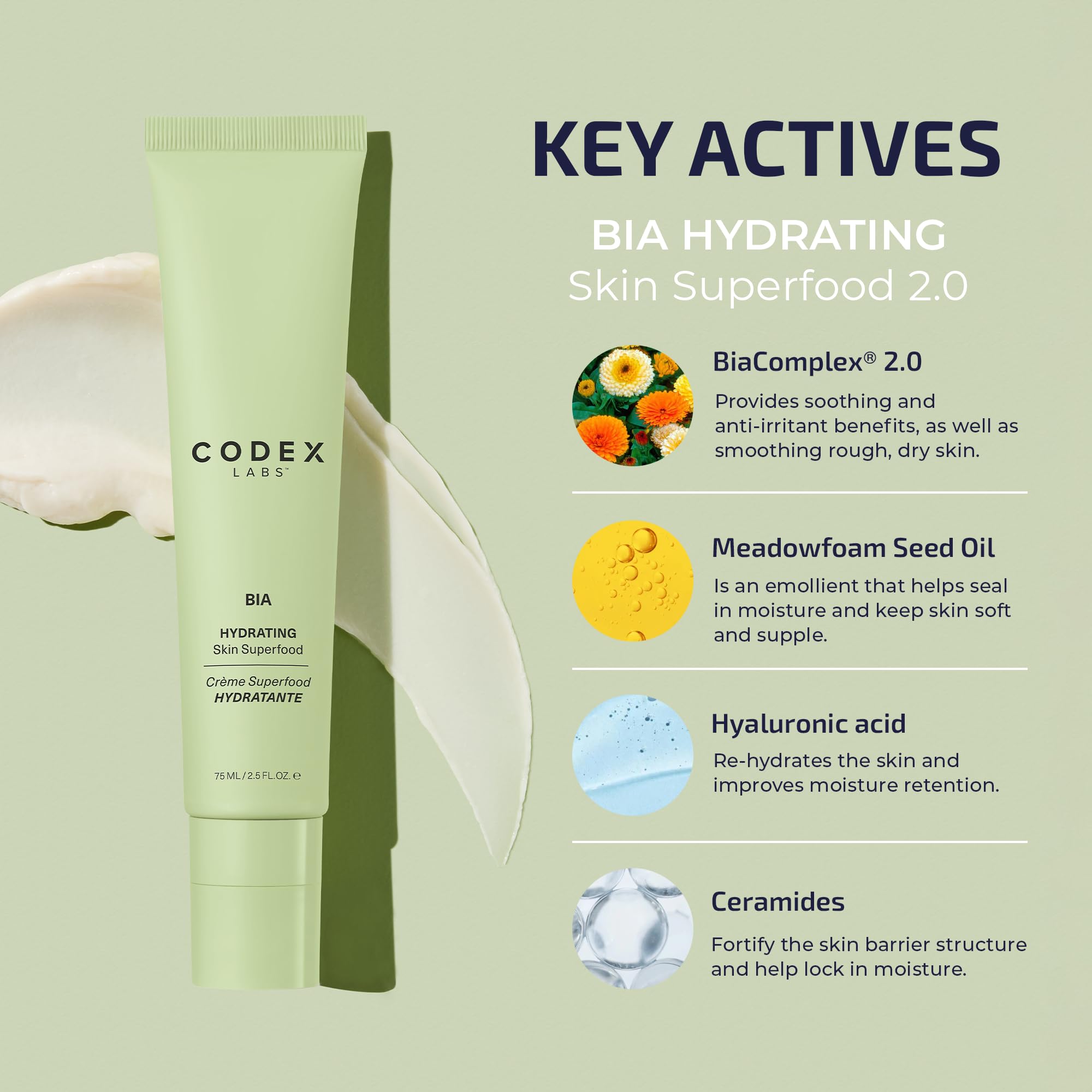 Superfood Moisturizer for Dry Skin by Codex Labs