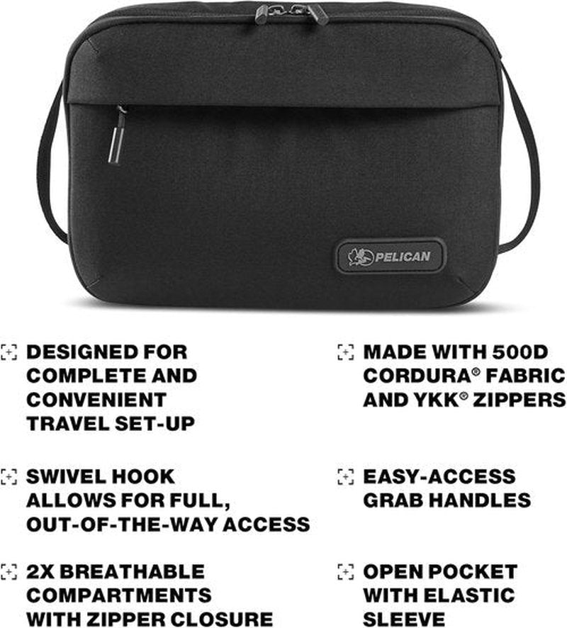 Pelican ModPak Toiletry Bag - Stylish Indigo Travel Organizer for All Your Essentials