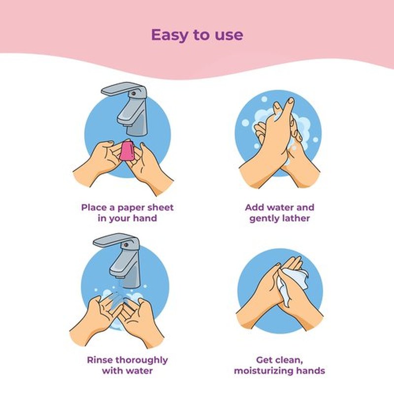 Gadgetime USA Paper Soap Sheets Assorted 20 Pack (20 Sheets Per Pack) - Portable Disposable - Foaming Hand Washing Scented Bath for Indoor, Travel, Camping, Hiking