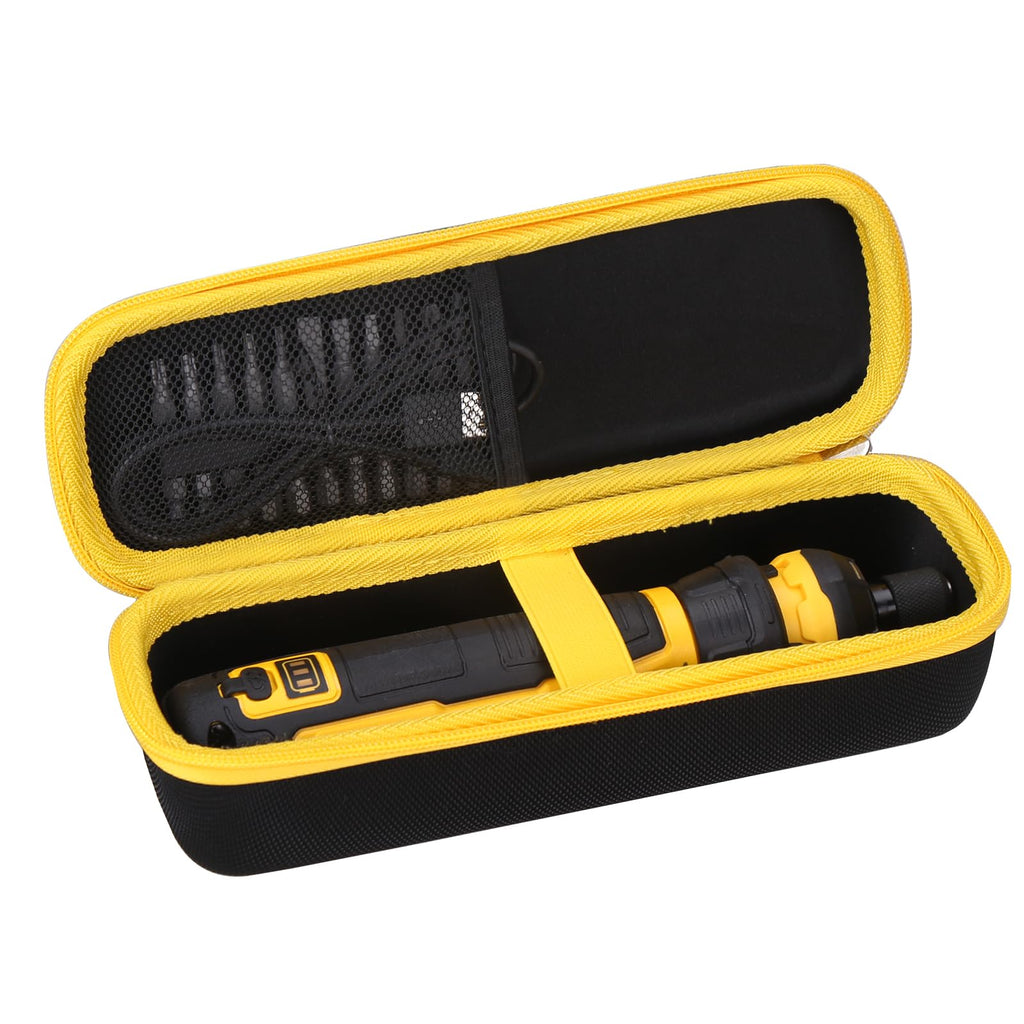 worfty Case for DEWALT Cordless Screwdriver with FLEXDRIVE Control and Screwdriving Bits DWHT66719 - Travel Protective Carrying Storage Bag (Black)