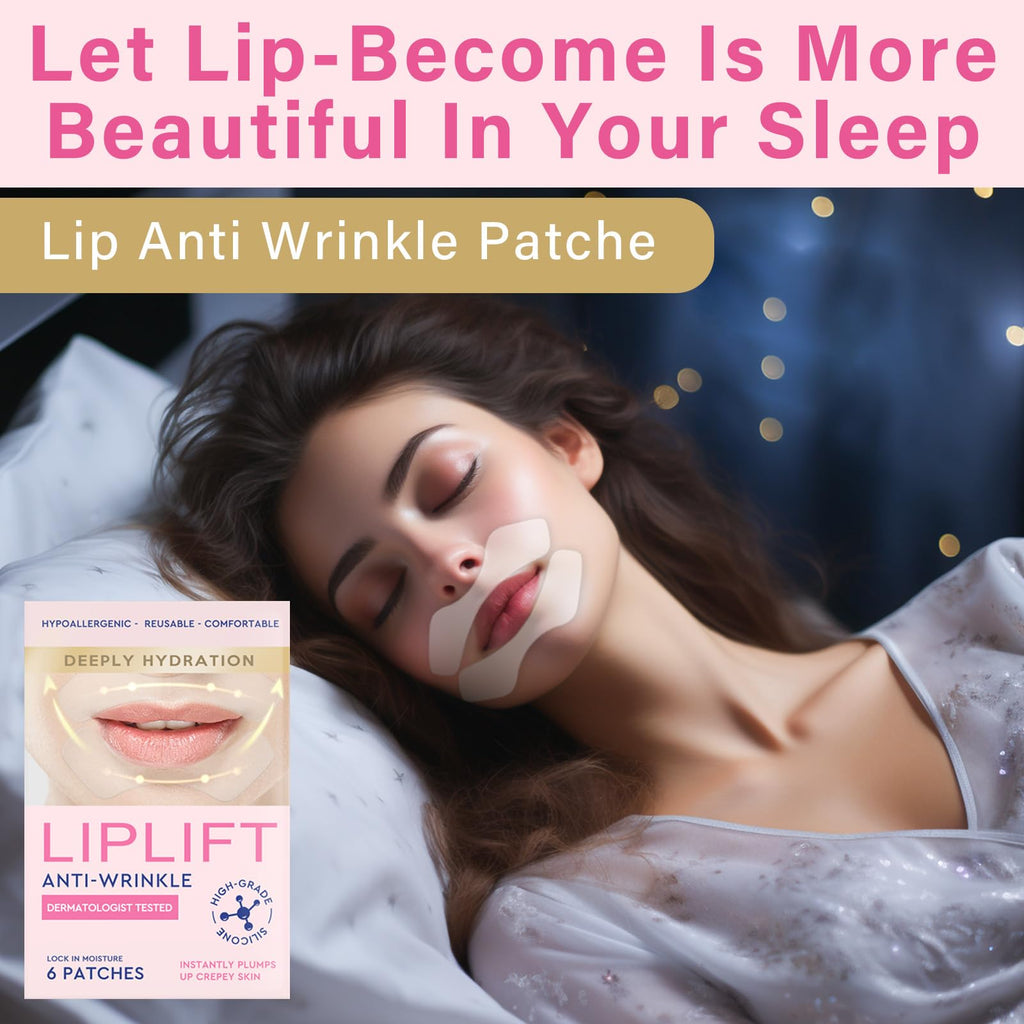 UQWUQW Anti Wrinkle Patches for Lip - Overnight Smoothing Wrinkles - Anti-Wrinkle Silicone Facial Patches, Fine Lines Wrinkle Patches for Smile Line & Lip Area,6Pcs