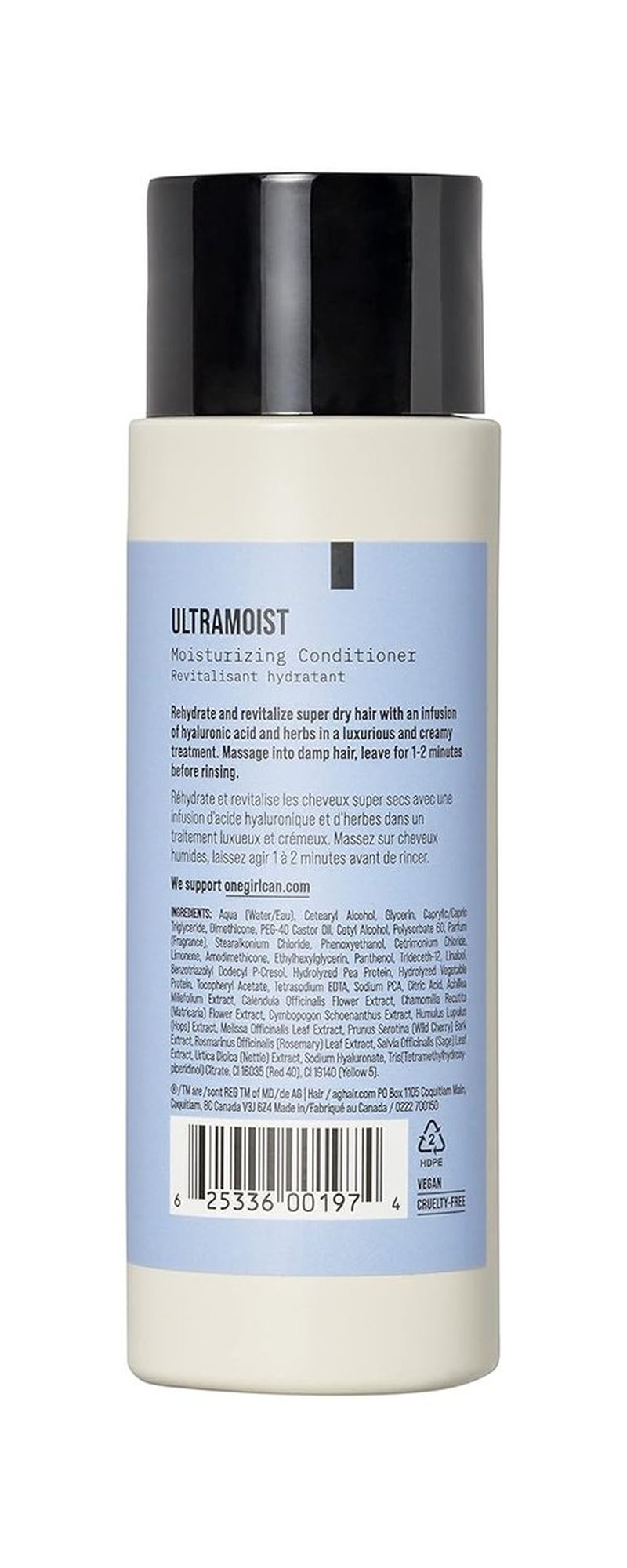 AG Care Ultramoist Conditioner - Deep Hydration for All Hair Types | 8 Fl Oz