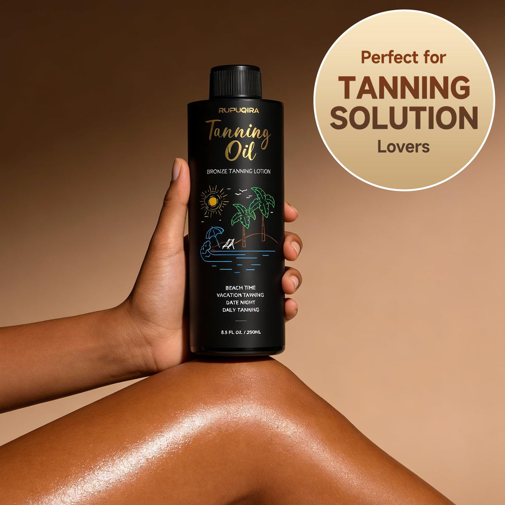 8.5 Fl Oz Professional Sunless Spray Tan Solution for Spray Tan Gun, Natural Botanical Bronzer Formula, Fast-Drying, Streak-Free, Long-Lasting Deep Bronze Glow, Self Tanning Liquid for Salon & Home