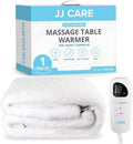 JJ CARE Massage Table Warmer - Digital 5 Heat Settings | 31"x71" Fleece Pad with Detachable 12 FT Cord & Overheat Protection