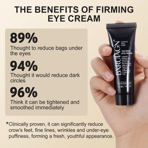 Instant Eye Tightener - Quickly Reduces Dark Circles, Eye Bags, Puffiness and wrinkles, Locks in Moisture