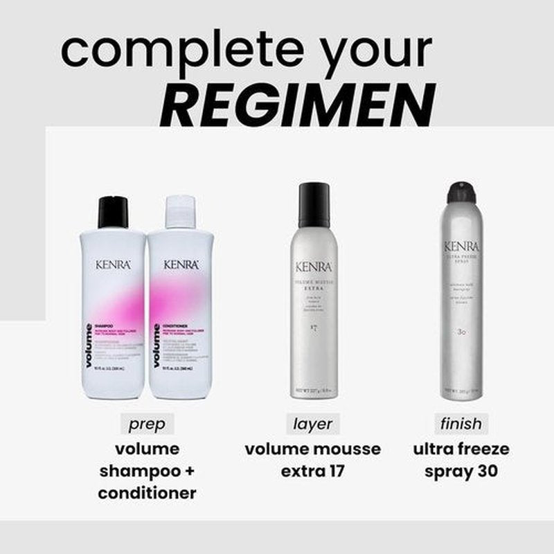 Kenra Ultra Freeze Spray 30 - Ultimate Hold Hairspray for All Hair Types | Long-Lasting, Fast-Drying Formula with Humidity Resistance and High Shine Finish
