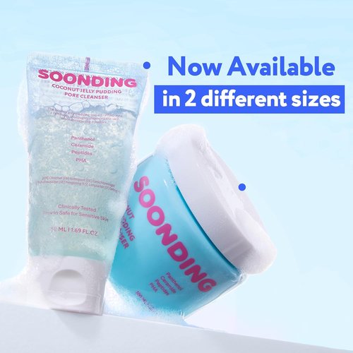 Skiennix Coconut Jelly Pudding Cleanser - Deep Pore Cleansing & Gentle Exfoliation | Hydrating Face Wash (100ml)