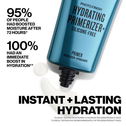 Smashbox Photo Finish Hydrating Primerizer - 72-Hour Hydration with Triple Hyaluronic Acid & Niacinamide