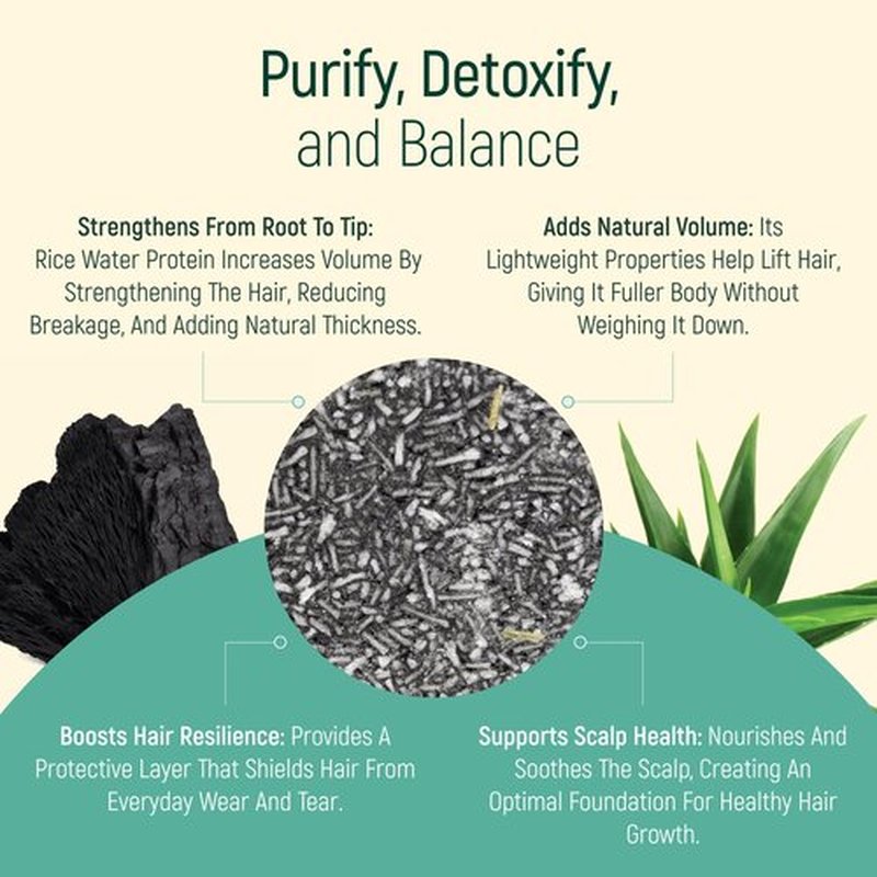 Skiennix Solid Shampoo Bar - 100% Organic Hair Soap with Natural Oils | Bamboo Charcoal, Eco-Friendly