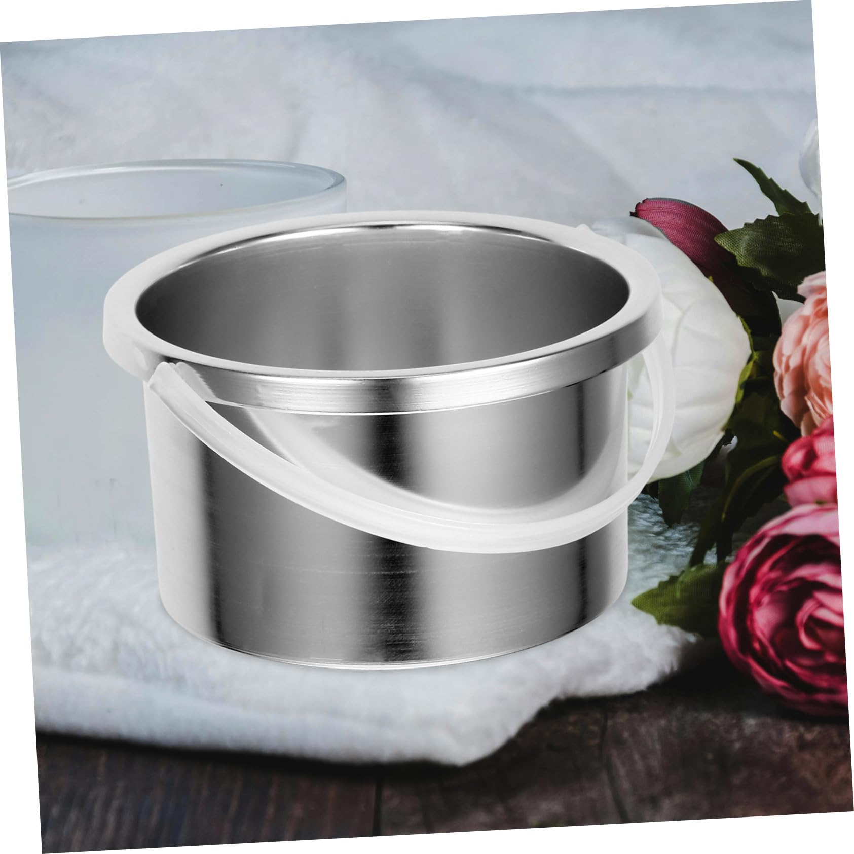BATHVEVE Wax Melting Pot Replacement Aluminum Inner Pot for Hair Removal Small Size Easy to Wax Machines