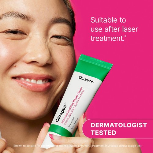 Dr.Jart+ Cicapair Face Moisturizer - Soothing Redness Relief & Barrier Repair with Centella Asiatica | Korean Skin Care