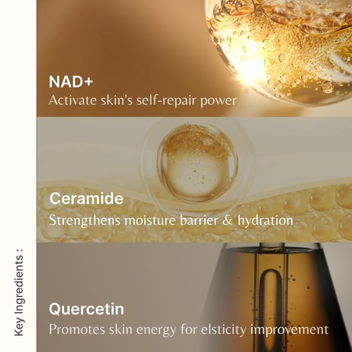 The Whoo Bichup Ultimate Recovery Youth Serum - Intensive Anti-Aging Luxury Skincare with NAD+ & Ceramide for Wrinkles | Day & Night Firming Treatment