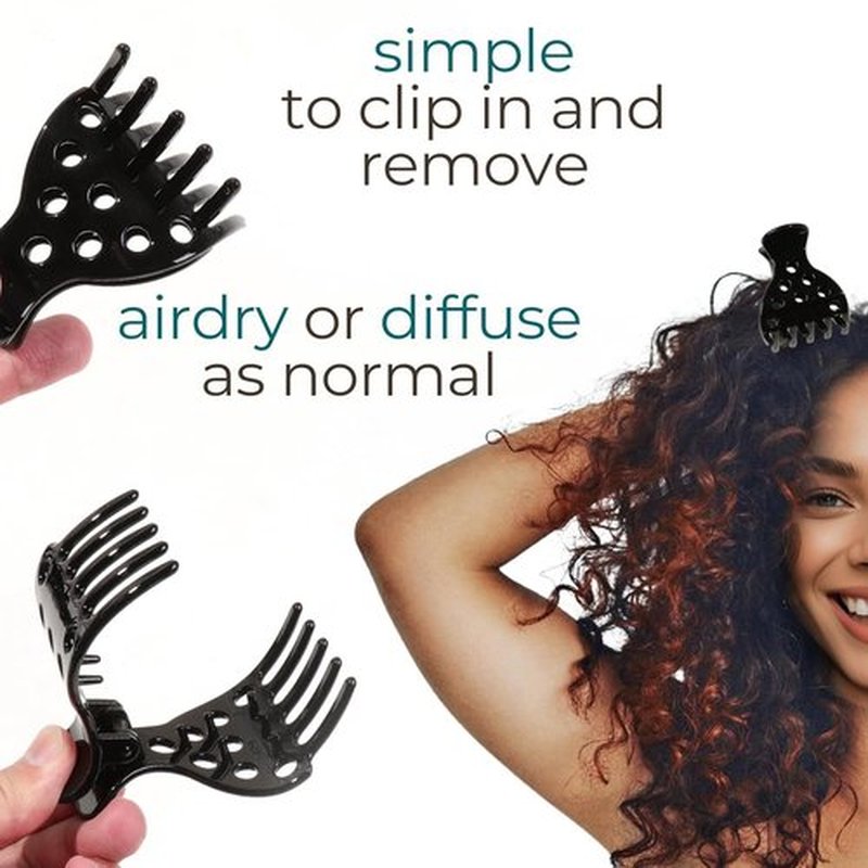 Skiennix Hair Volume Clips - Root Lifter for Curly Hair & Thick Hair | Claw Clips for Extra Bounce