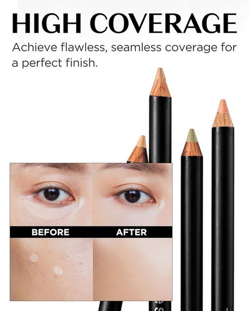 THESAEM Cover Perfection Concealer Pencil - Slim Multi-Use 0.04oz in 1.5 Natural Beige for Medium Skin Tones