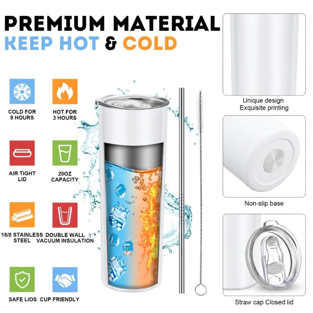 10 Pcs Gradation Teacher Gifts Thank You Inspirational Tumbler Cups Bulk End of Year Appreciation Gifts for Teacher Nurse Employee 20oz Stainless Steel Travel Cups Motivational Insulated Tumbler