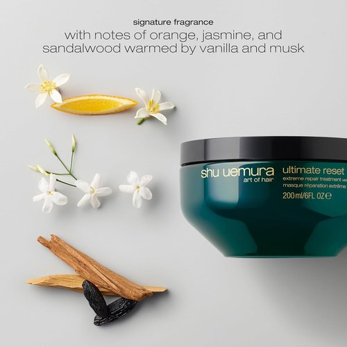 Shu Uemura Art of Hair Ultimate Reset Hair Mask - Deeply Nourishes & Repairs Damaged Hair with Japanese Rice Extract