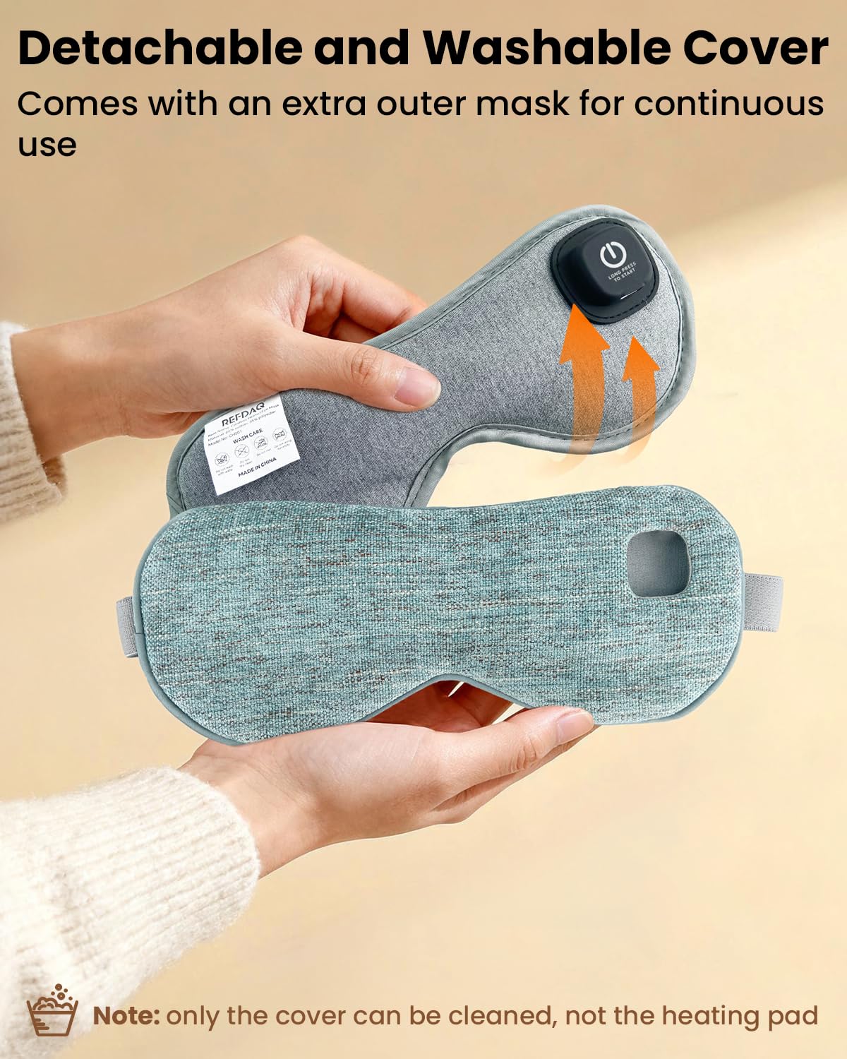 Heated Eye Mask - Cordless Eye Mask for Dry Eyes