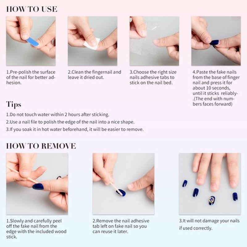 Sun&Beam Nails Handmade Press-on Medium Long Coffin Ballerina Red Nude Gold Gradation Design False Nail Tips 10 Pcs (#043 L)