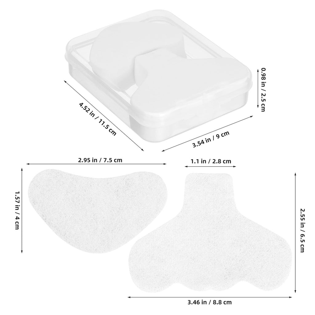 DOITOOL 200Pcs Nose Patches for Blackheads Chin Cleansing Patches T Zone Skin Care Nose Pore Sticker Paper for Pores, Strips Cotton Pads Pure Cotton
