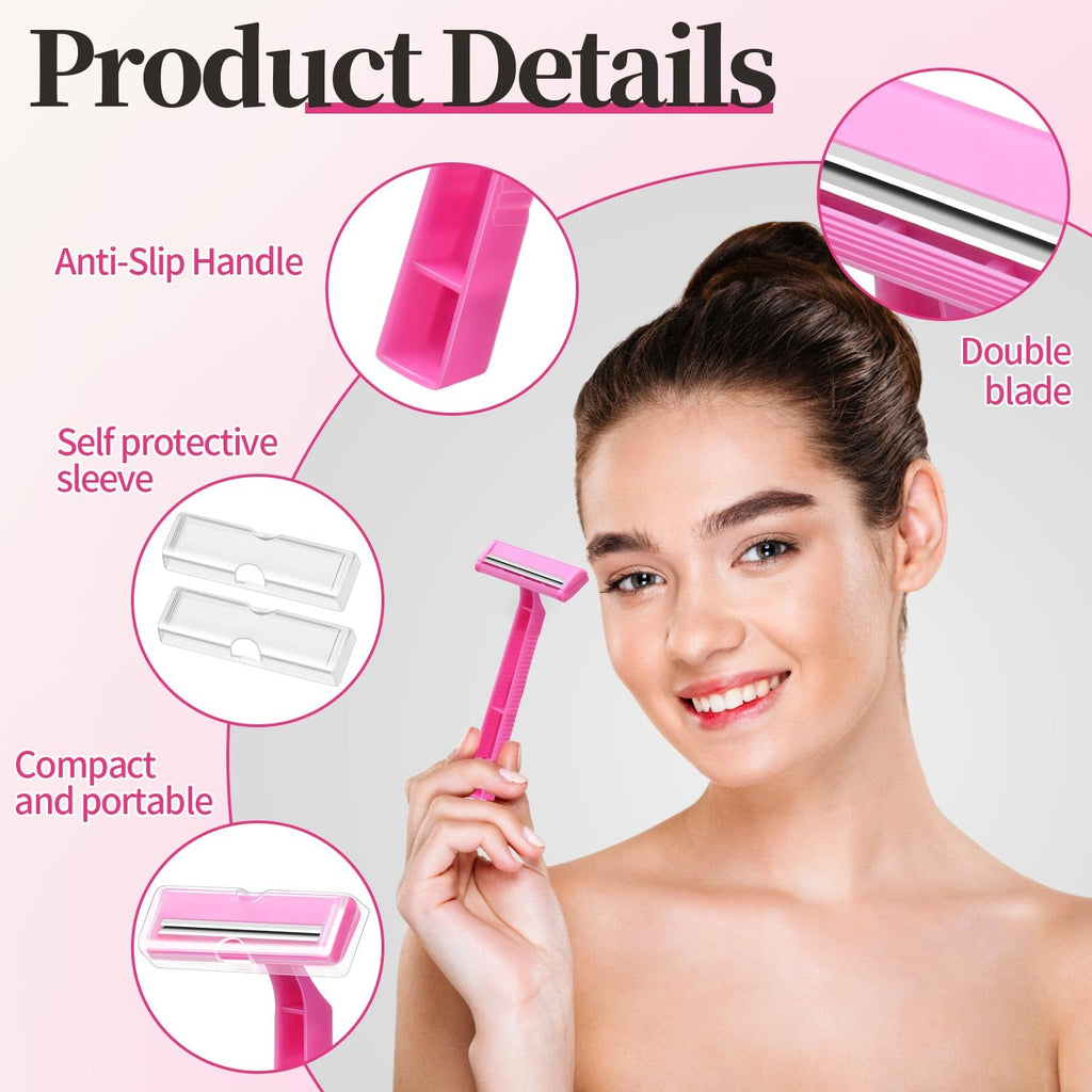30 Count Women's Disposable Razors, Twin Blade