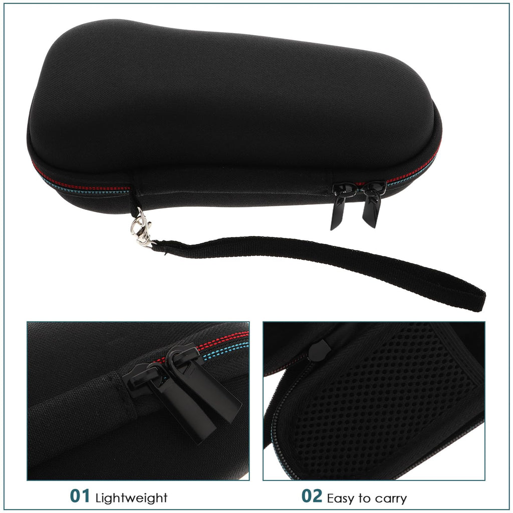 FOMIYES Travel Razor Case Portable Anti-Pressure Shaver Storage Bag with Anti-Slip Interior for Business Trips and Outdoor Use