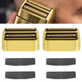BaBylissPRO FXFS2 Shaver Replacement Foil & Cutters - Gold, 2 Pack for Precision Grooming