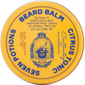Seven Potions Beard Balm for Men - All-Natural Conditioning Softener | Nourishes Skin & Facial Hair - Citrus Tonic (2 FL OZ)