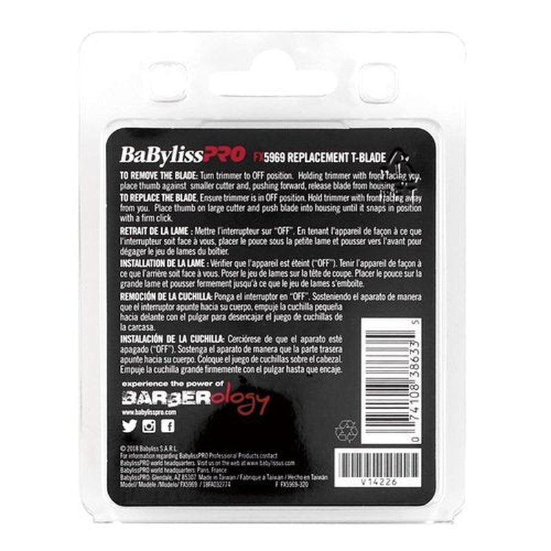 BaBylissPRO FlashFX Trimmer & EtchFX Replacement Blade - Precision Grooming Tools