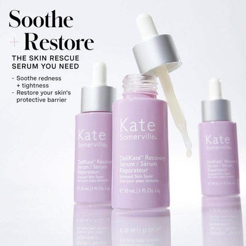 Kate Somerville DeliKate Recovery Serum - Hydrating Treatment for Sensitive Skin, 1 Fl Oz