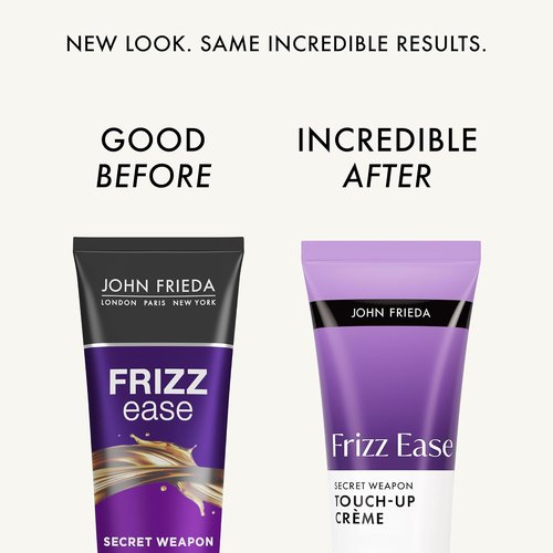 John Frieda Frizz Ease Smoothing Cream - Anti-Frizz Touch-Up Crème, 4 Fl Oz for Silky Hair