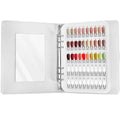 I·B·N G Upgraded Nail Color Swatches Nail Sample, Detachable 150 Nail Polish Color Display Book with Clear Nail Tips, C11