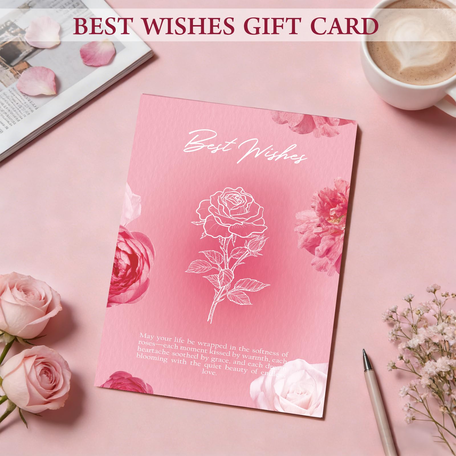 Birthday Gifts for Women, Pink Gift Basket, Get Well Soon Care Package for Women, Hug in A Box, Self Care Gifts for Mom Friend Sister Wife Girlfriend Coworker Teacher Nurse