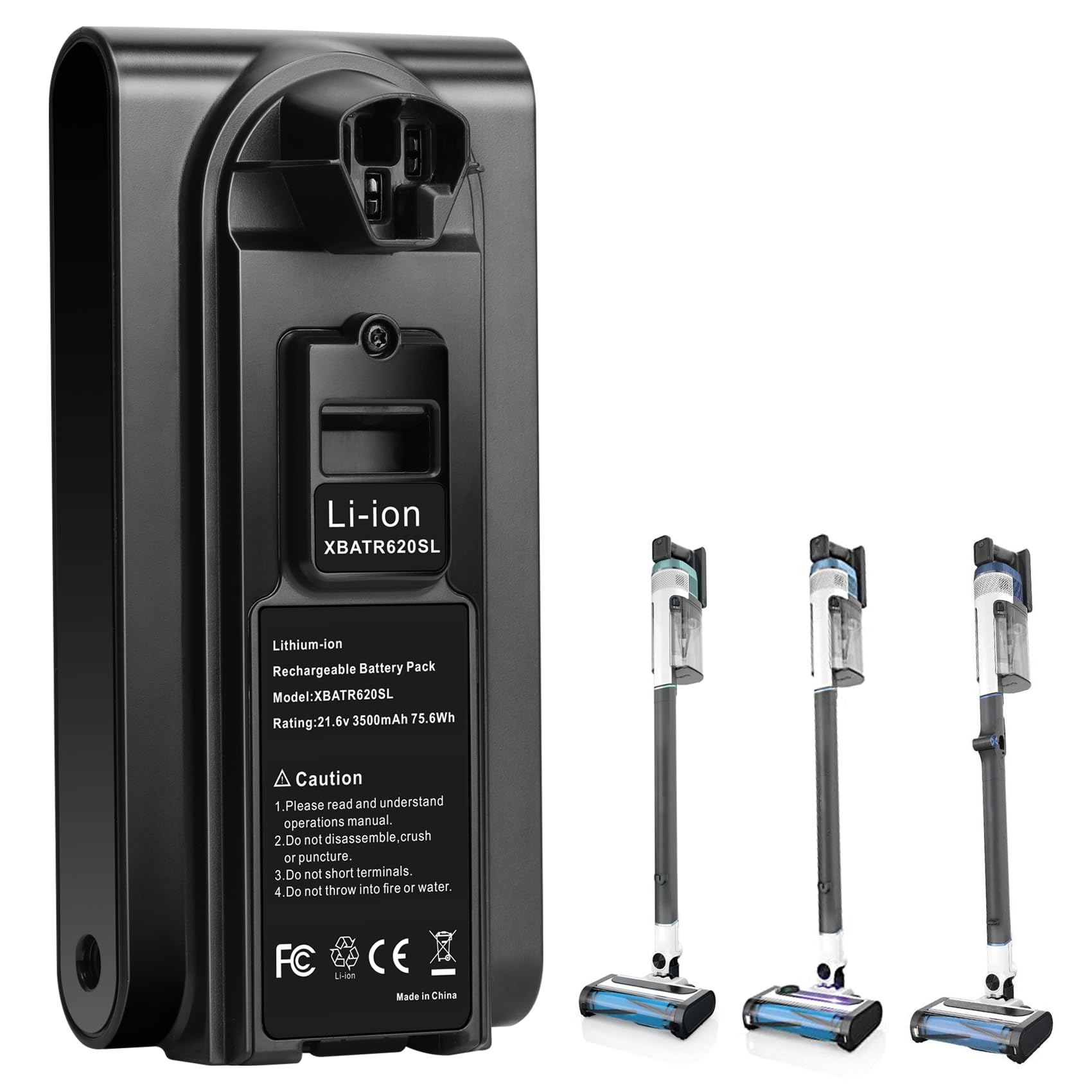 Leisuda 3.5Ah 21.6V Vacuum Battery Replacement for Shark XBATR620SL Battery