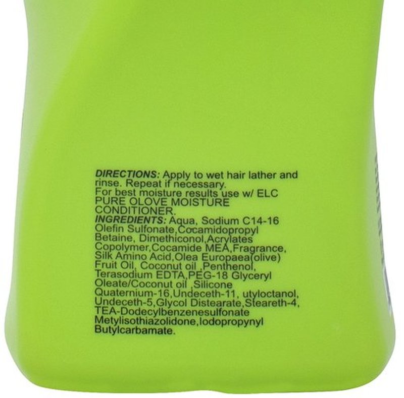 ELC Pure Olove Moisturizing Shampoo - Nourishing Hydration for All Hair Types | 12oz