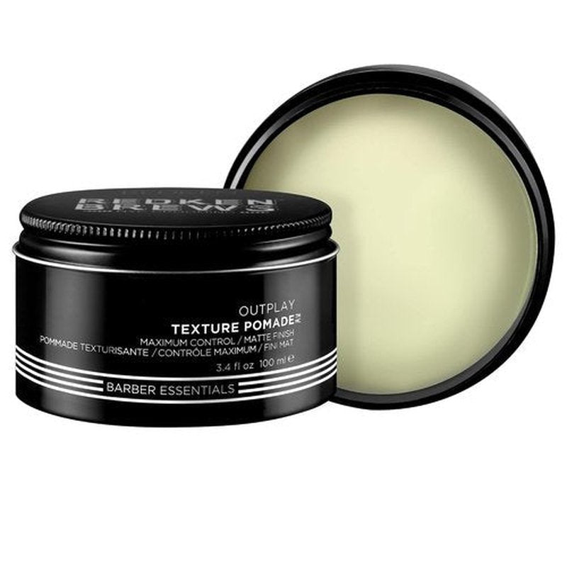 Redken Brews Texture Pomade For Men - Maximum Strong Hold, Natural Matte Finish, All Hair Types