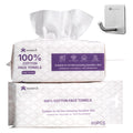 Serenorch Disposable Face Towels Travel Pack 3 Packs (45 Count), XL 10x12 Portable Face Towelettes, Makeup Remover Dry Wipes for Vacation, Gym, Camping and Sensitive Skin