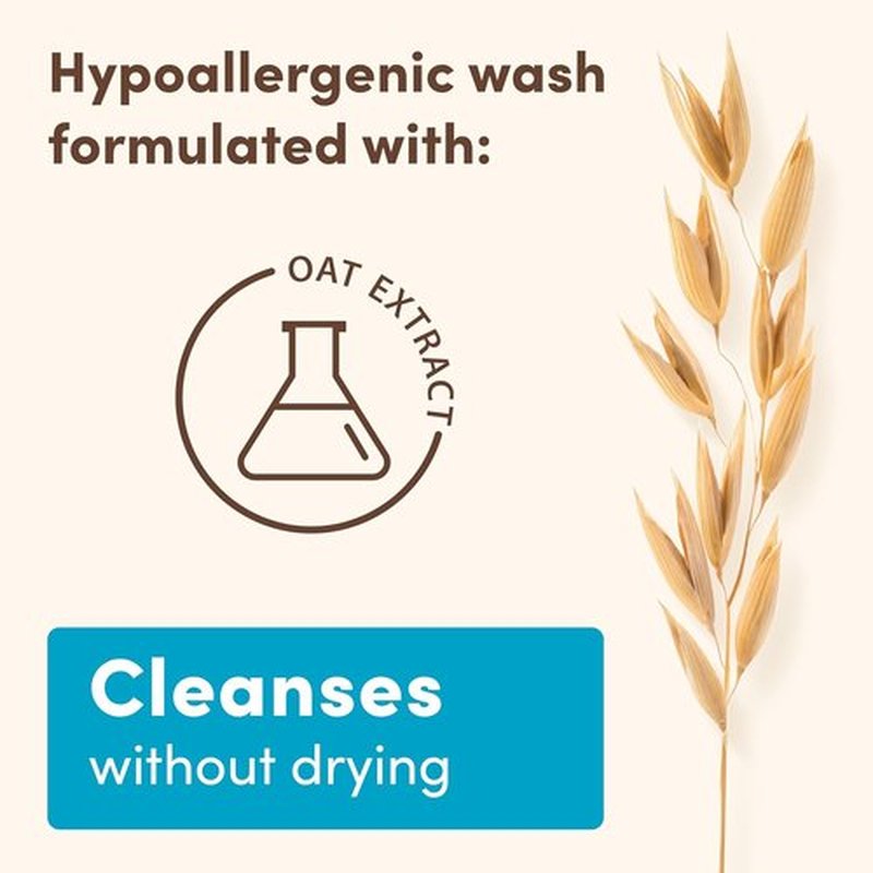 Aveeno Baby Daily Moisture Body Wash & Shampoo - 2-in-1 Gentle Formula with Oat Extract, 18 fl. oz