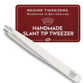 Regine Switzerland Slant Tweezer - Swiss Made Professional Eyebrow Remover